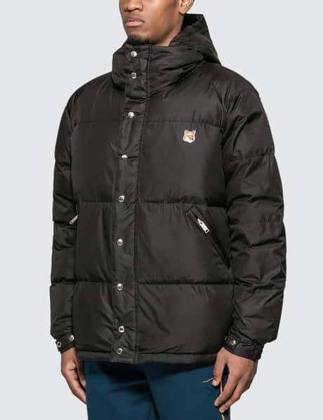 Maison Kitsuné - Fox Head Patch Down Jacket | HBX - Globally 