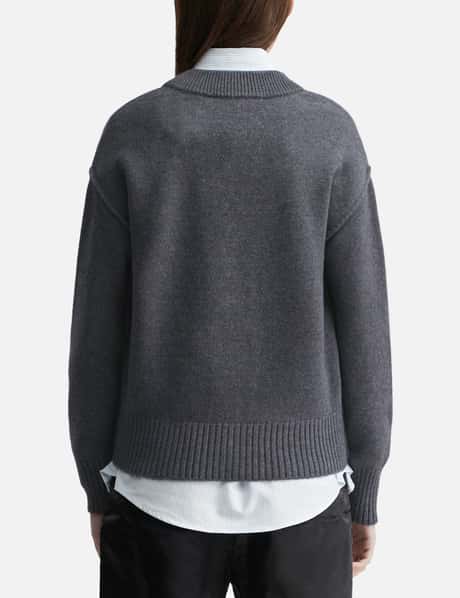 Cardigan With Contrasted Ami De Coeur view 9