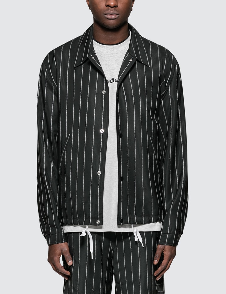 Logo Wool Jacquard Coaches Jacket Placeholder Image