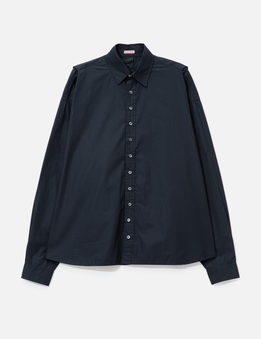 Black Detachable Oversized Shirt