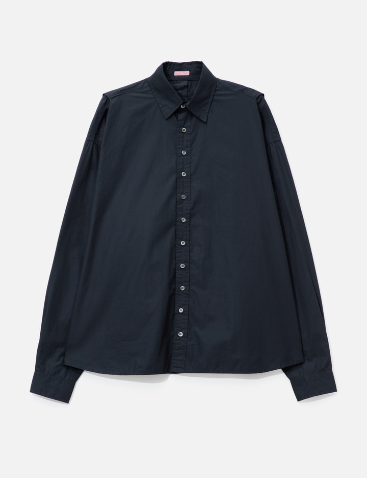 Black Detachable Oversized Shirt
