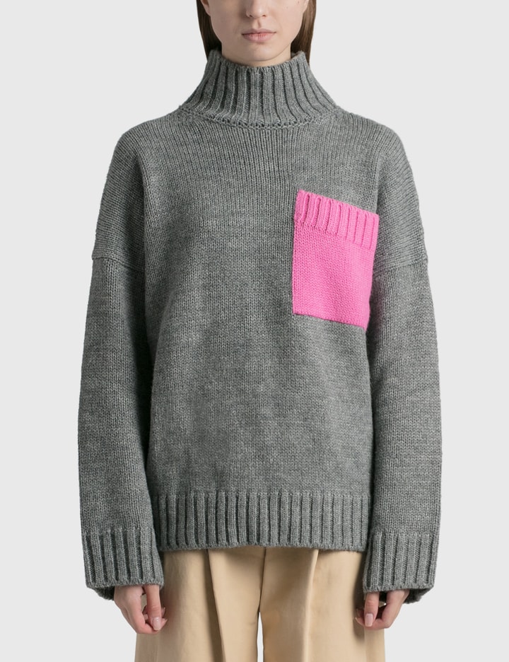 PATCH POCKET TURTLENECK JUMPER Placeholder Image