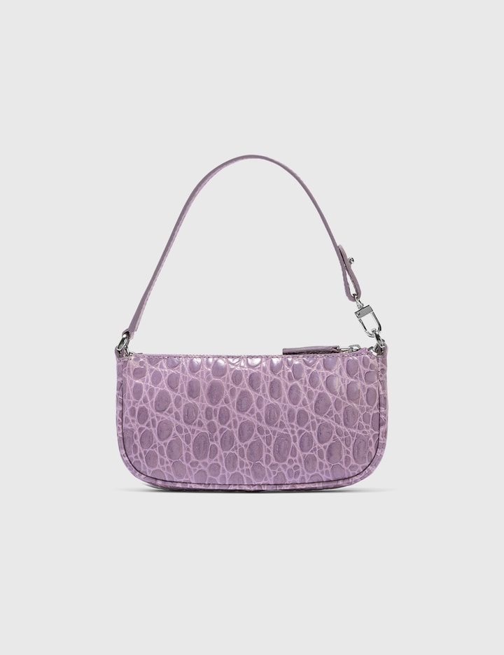 Mini Rachel Lilac Croco Embossed Leather Bag Placeholder Image