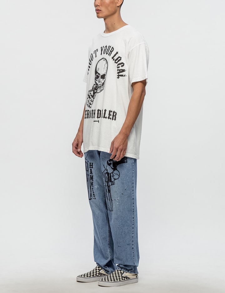 Distressed Levis 560 Jeans with Black Guns Placeholder Image