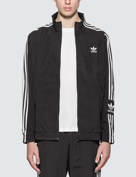 Clothing Adidas Originals Locked Up Logo Track Jacket In Black
