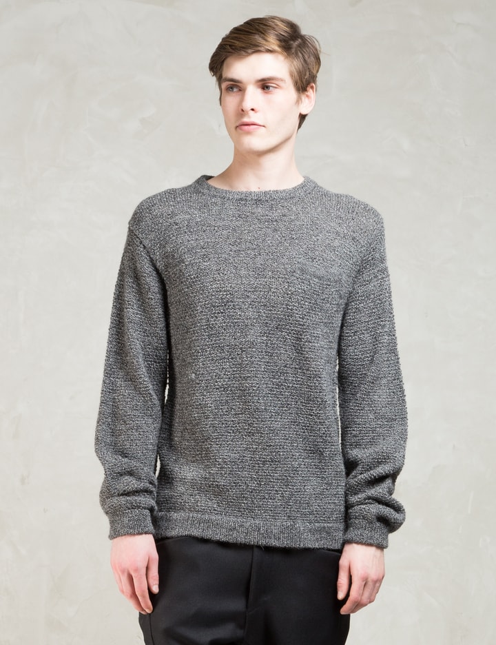 Grey Alpaca Pocket Sweater Placeholder Image