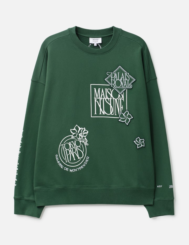 Maison Kitsuné Art Nouveau Stamps Oversize Sweatshirt