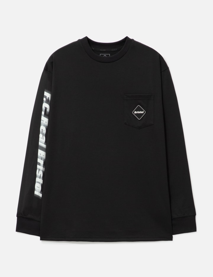 Blurred Logo Long Sleeve Team Pocket T-shirt Placeholder Image