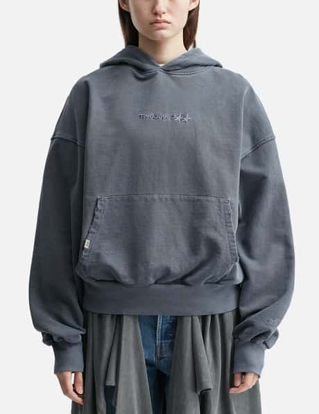 Pigment Dyed Blue Icon Hoodie view 5