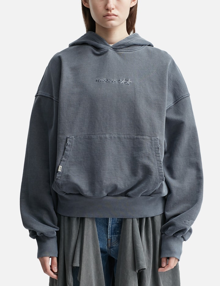 Pigment Dyed Blue Icon Hoodie Placeholder Image