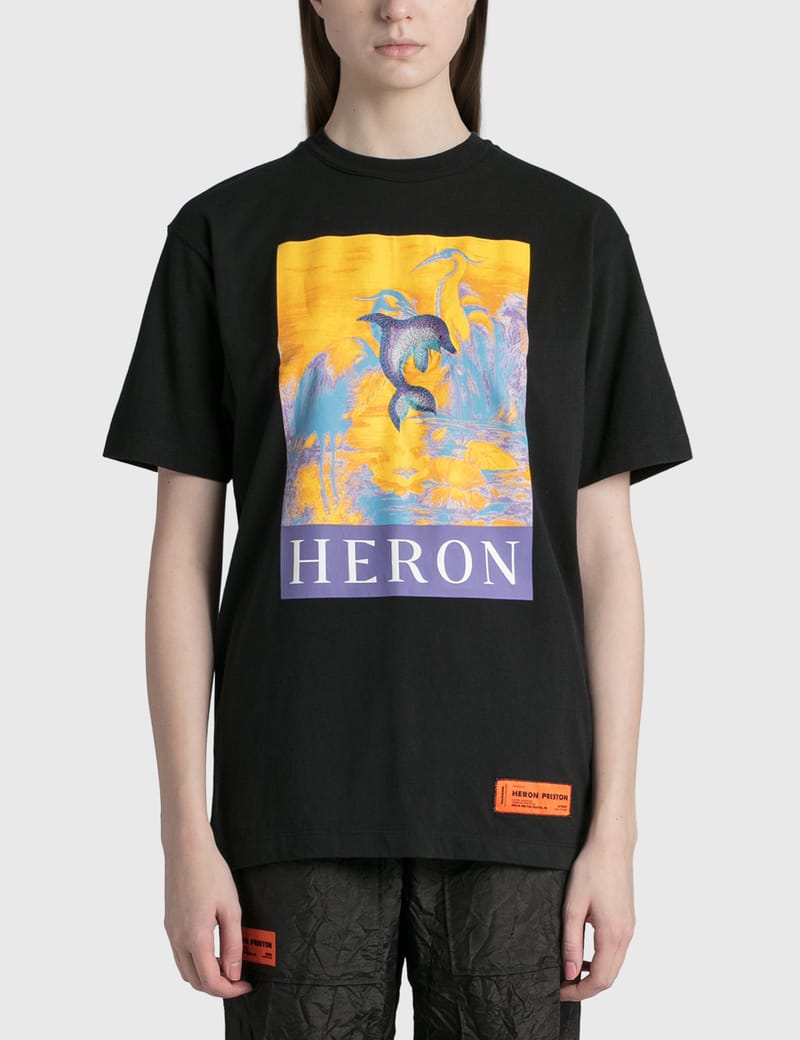 heron preston logo t shirt
