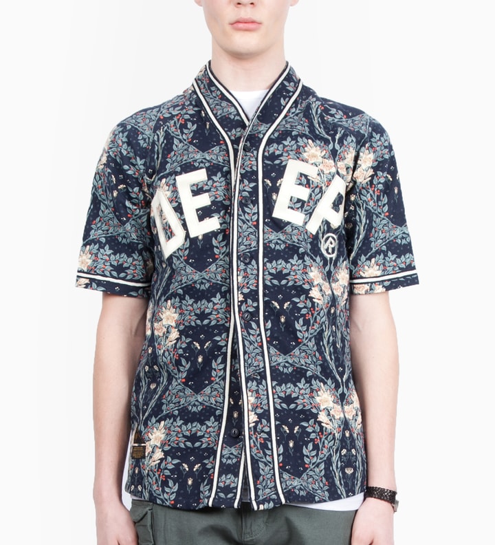 Navy Stealing Home Baseball Shirt Placeholder Image