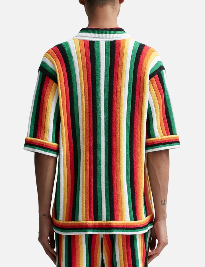 Striped Towelling Shirt Placeholder Image