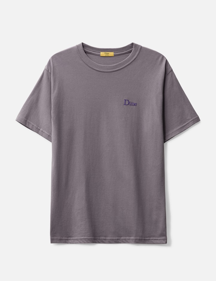 Dime Classic Small Logo T-shirt In Purple