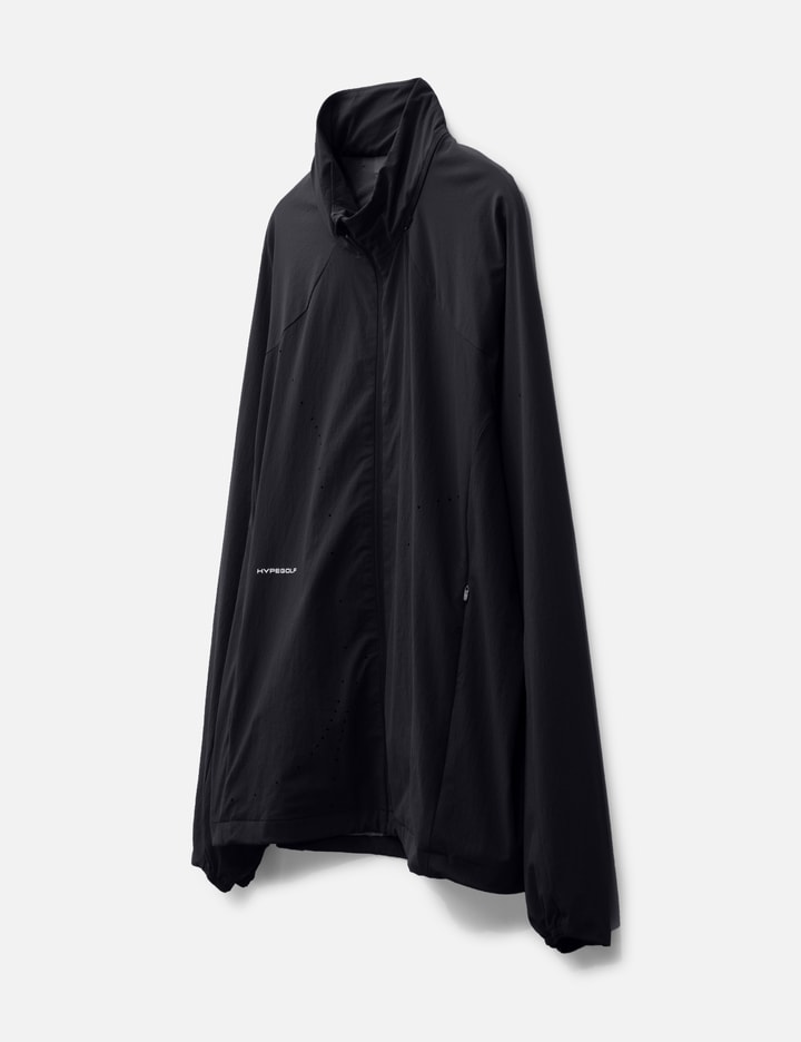 Hypegolf X Post Archive Faction (paf) Perforated Windbreaker In Black