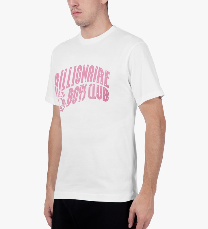 White/Bubblegum Pink S/S Classic Arch Logo T-Shirt Placeholder Image