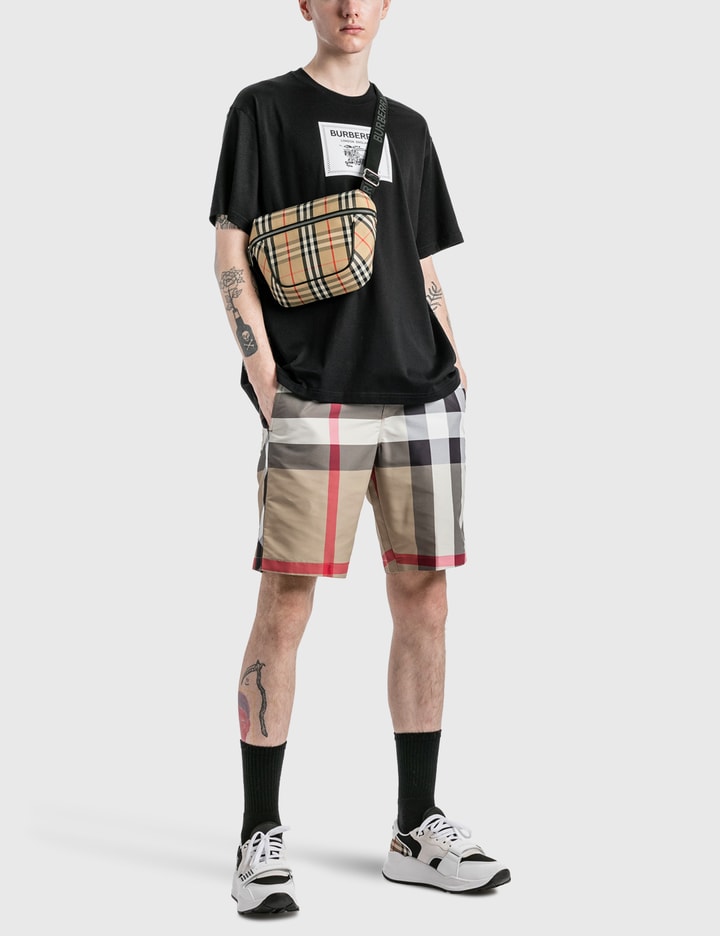 Vintage check cotton crossbody bag Clearance