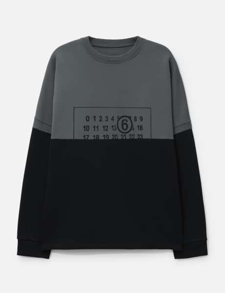 MM6 Maison Margiela Basic Jersey Sweatshirt