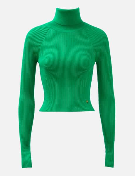 Recto SIGNATURE OPEN BACK DETAIL ROLL NECK SWEATER