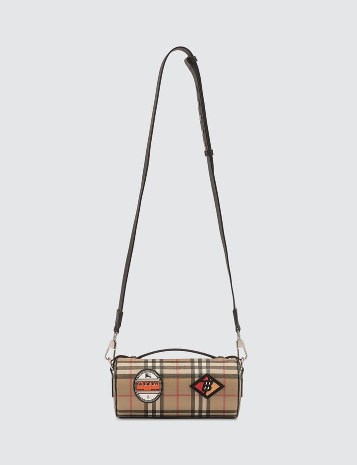 The Vintage Check E-canvas and Leather Barrel Bag Placeholder Image