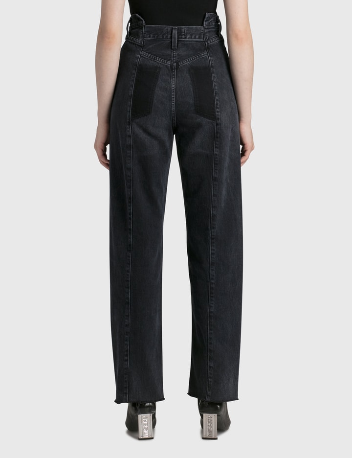 Pieced Angled Jeans Placeholder Image
