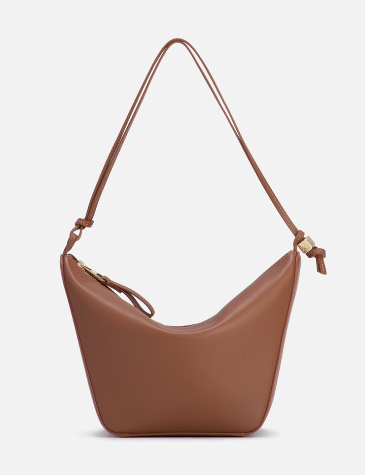 Loewe Hammock Drawstring Small Leather Shoulder Bag In Brown