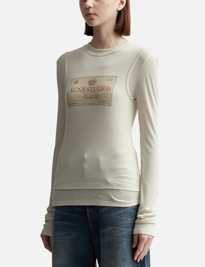 Double-layered Long Sleeve T-shirt Placeholder Image