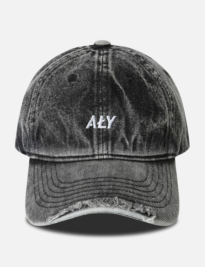 "Aly Distressed Logo Black" Washed Cap Placeholder Image