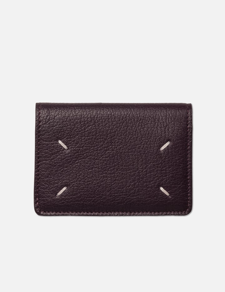 Snap button leather wallet Placeholder Image