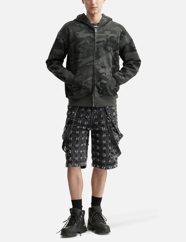 Woodland Camo Zip Hoodie Placeholder Image