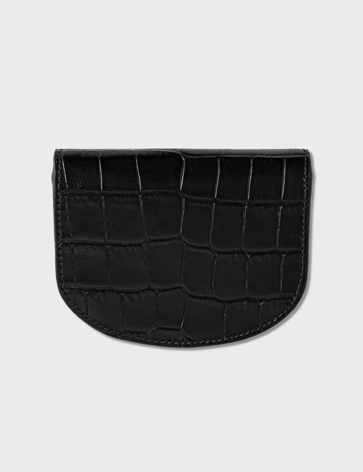 Croco Embossed Leather Small Wallet Placeholder Image