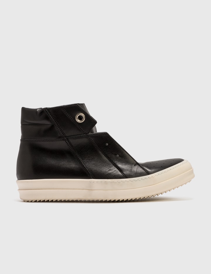 RICK OWENS ZIP LEATHER BOOT (NO BOX) Placeholder Image