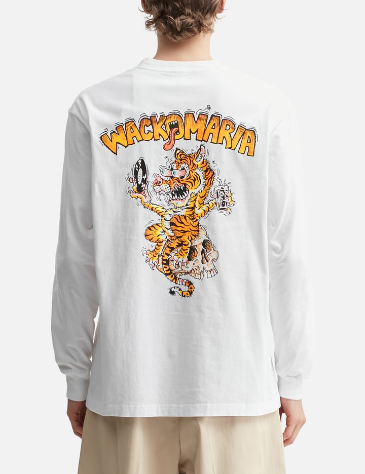 WACKO MARIA Tim Lehi / Washed Heavy Weight Crewneck Long Sleeves T-Shirt