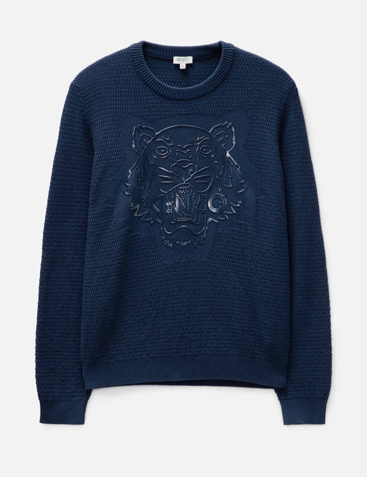 Kenzo Pullover Sweater In Blue