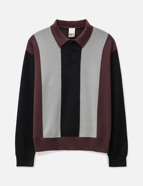 Perks and Mini Forms Knit Long Sleeve Polo