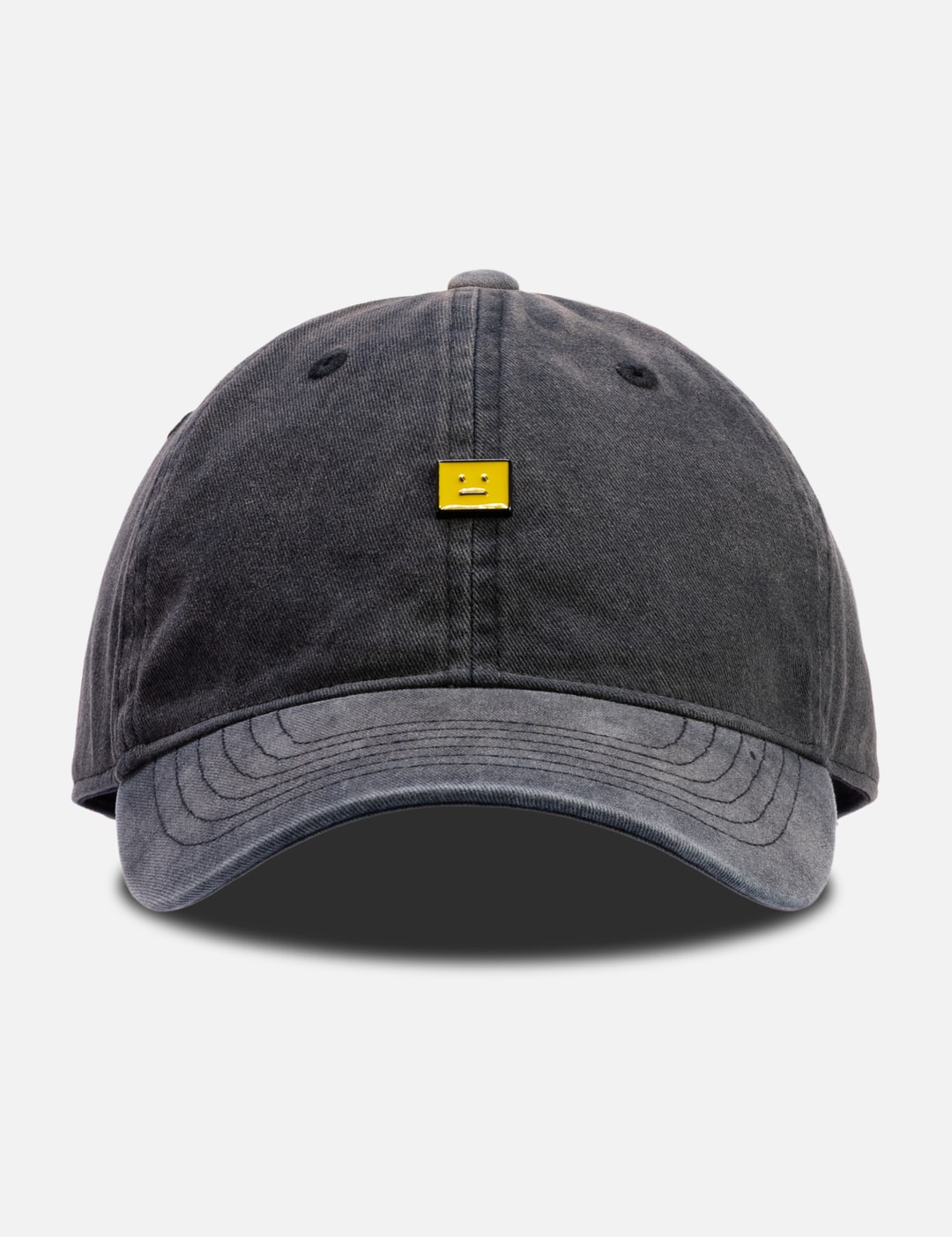 Acne Studios Face Stud Cap In Gray