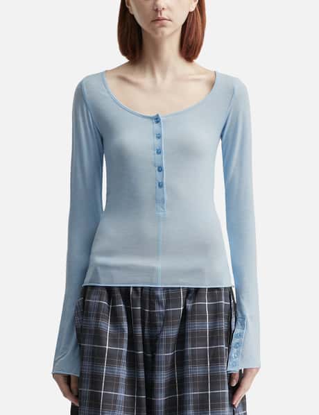 グロウニー Fade Button Long Sleeve