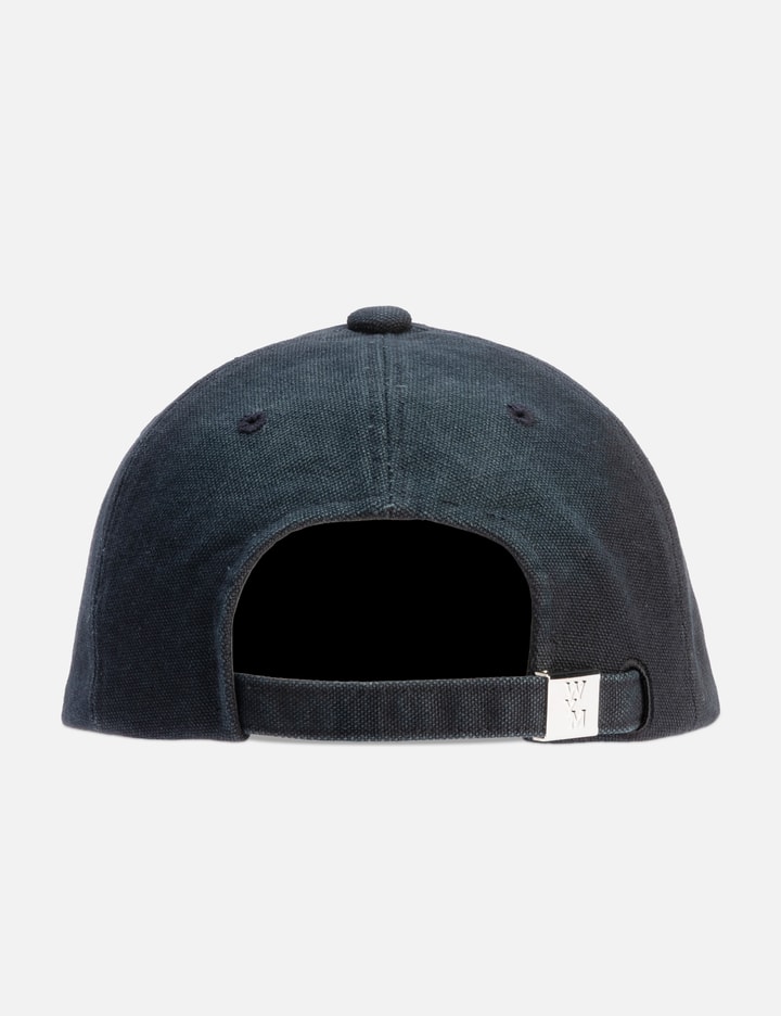 Wooyoungmi Navy Dyed Logo Ball Cap