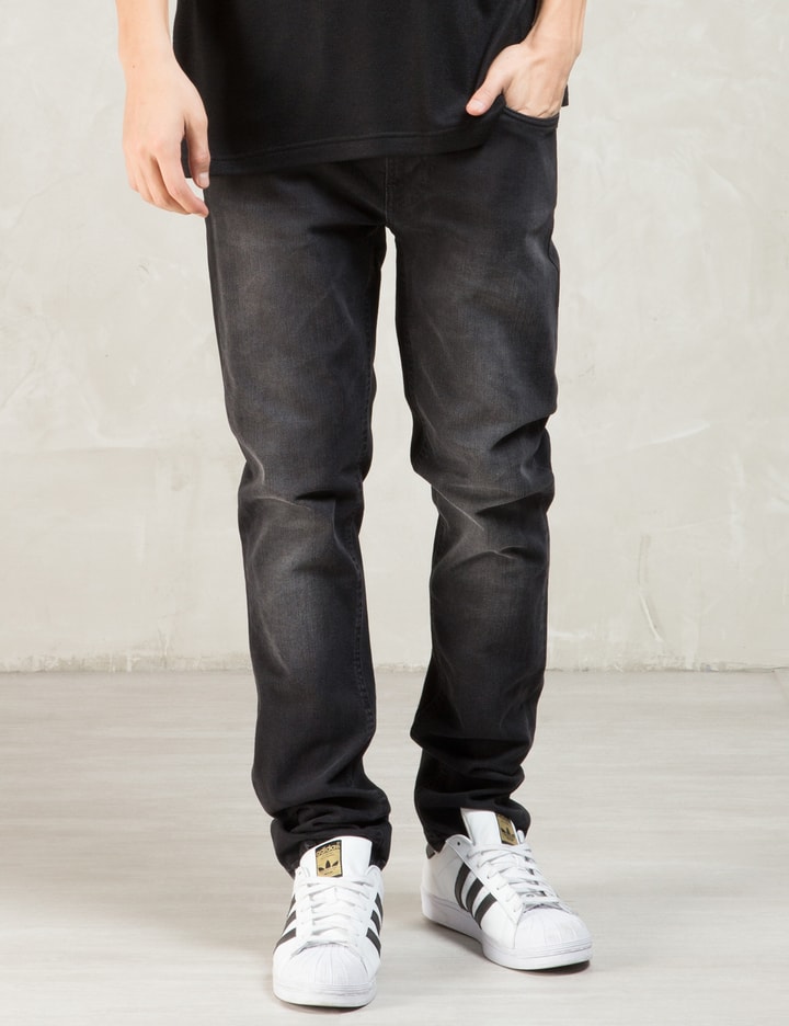 sjældenhed komfortabel begynde Nudie Jeans - Black Black Heat Tight Long John Jeans | HBX - Globally  Curated Fashion and Lifestyle by Hypebeast