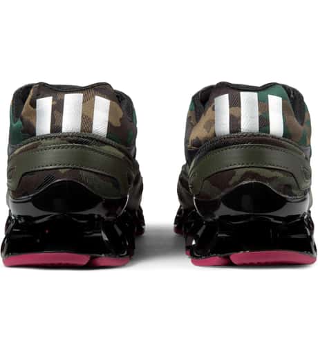 adidas Originals - Pink/Camo Raf Simons X Adidas Bounce Sneakers | HBX adidas Originals - Pink/Camo Raf Simons X Adidas Bounce Sneakers | HBX