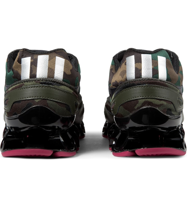 Pink/Camo Raf Simons x Adidas Bounce Sneakers Placeholder Image