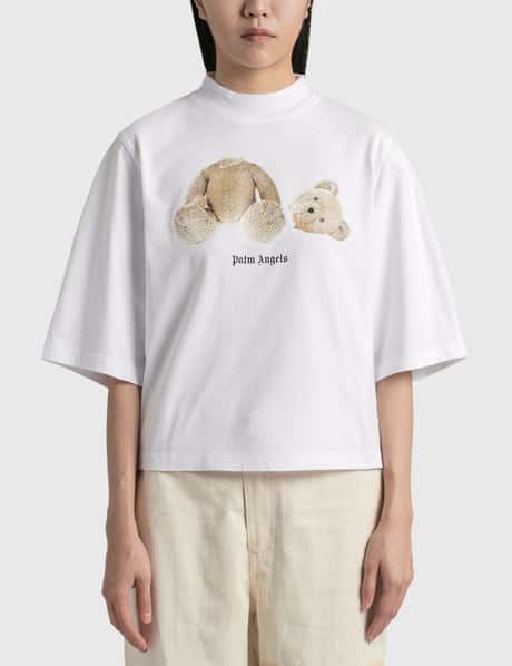 Palm Angels PA Bear Cropped T-shirt