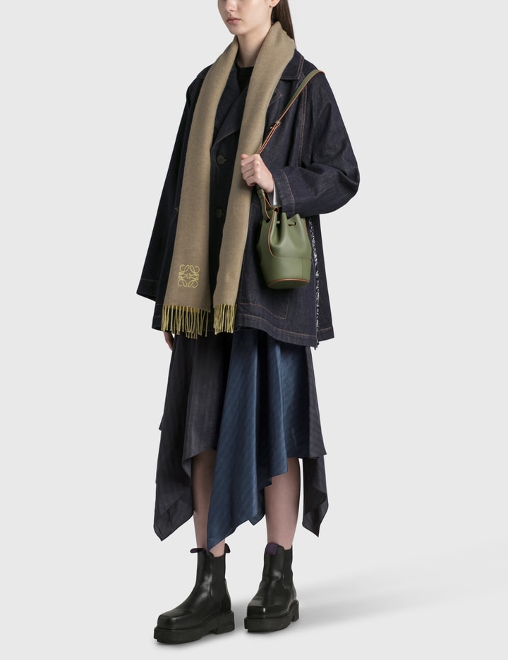 Trapeze Denim Peacoat Placeholder Image