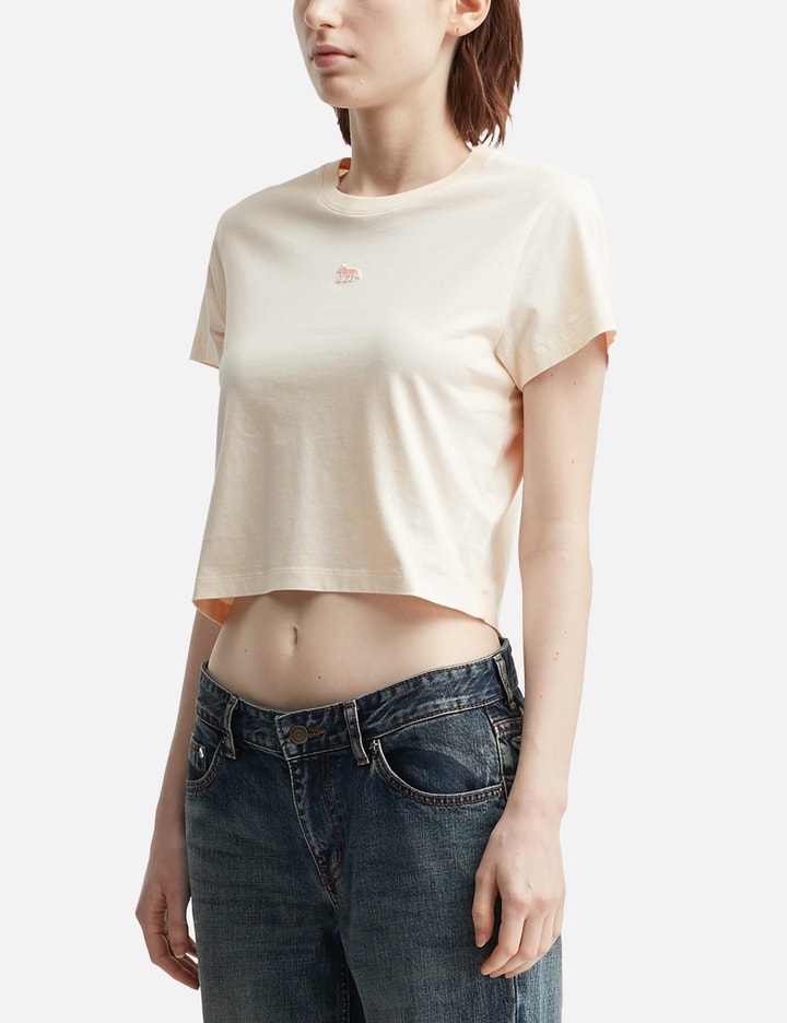 Maison Kitsuné Baby Fox Baby T-shirt In Neutral
