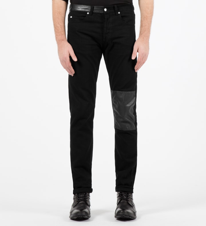 Darkest Black Recycled Skinny Jeans Placeholder Image