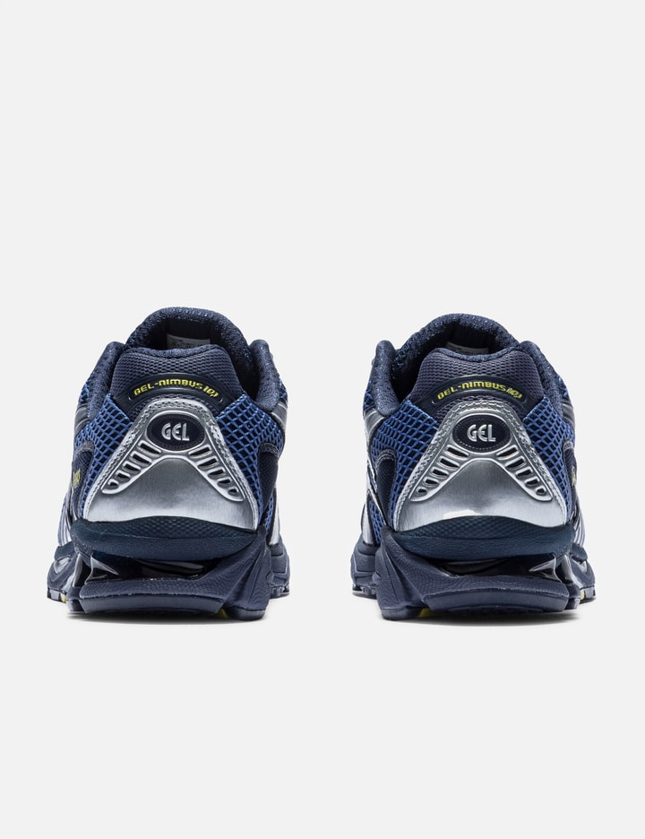Asics Breathable Design Mesh Upper Sneakers In Blue
