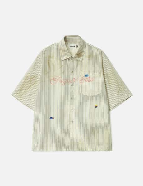 FRAGILE CLUB Short Sleeve Stickers Shirt