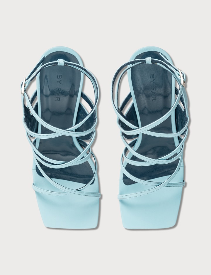 Christina Baby Blue Leather Sandals Placeholder Image