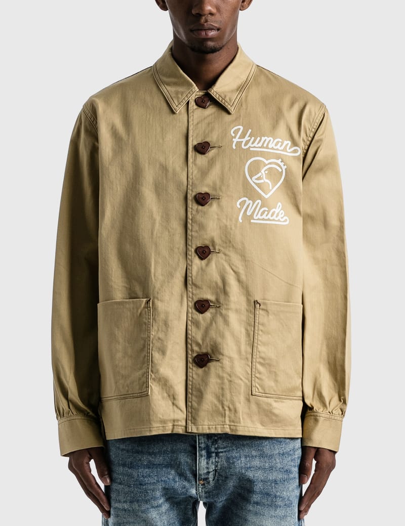 HUMAN MADE COVER ALL BEIGE M deawW-m39804980022 カバーオール  