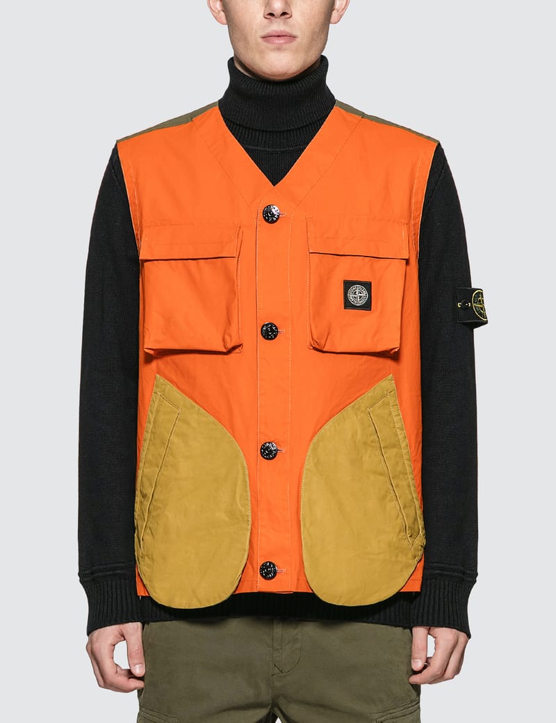 stone island tela placcata bicolore